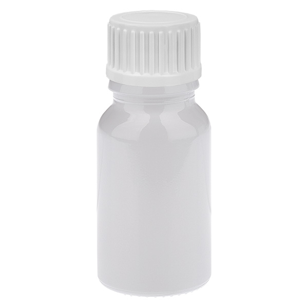 10ml (Globul)Flasche 3mm GR w. STD WhiteL. UT18/10