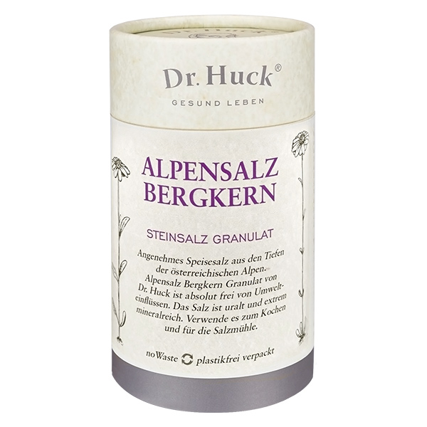 180 g Alpensalz Bergkern Granulat (Steinsalz) Dr. Huck