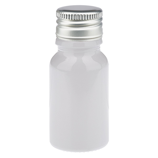 10ml Flasche 11mm SV Alu-Silber STD WhiteL.UT18/10