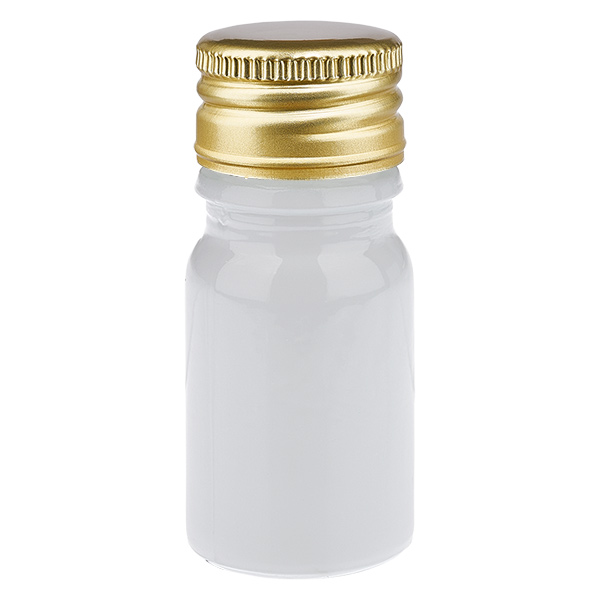 5ml Flasche 11mm SV Alu-Gold STD WhiteLine UT18/5