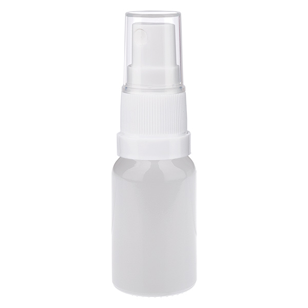 10ml Sprayflasche weiss/tr. STD WhiteLine UT18/10