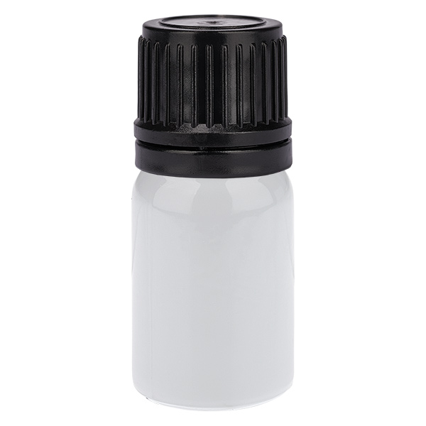 5ml Flasche 11mm SV schwarz OV WhiteLine UT18/5