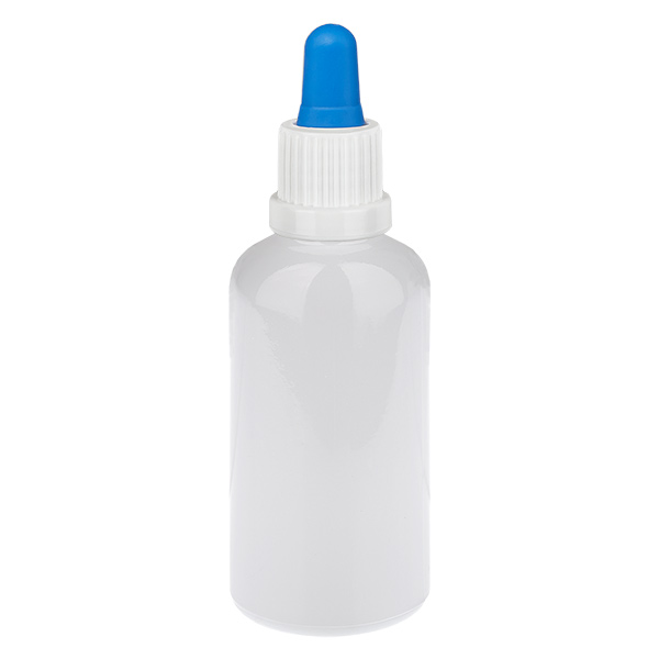 50ml Pipettenflasche weiss/blau OV WhiteL. UT18/50