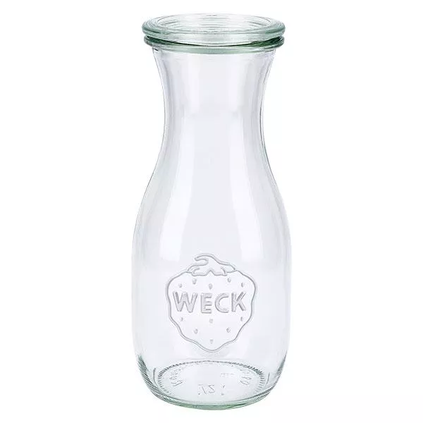 530ml Saftflasche mit Glasdeckel WECK RR60