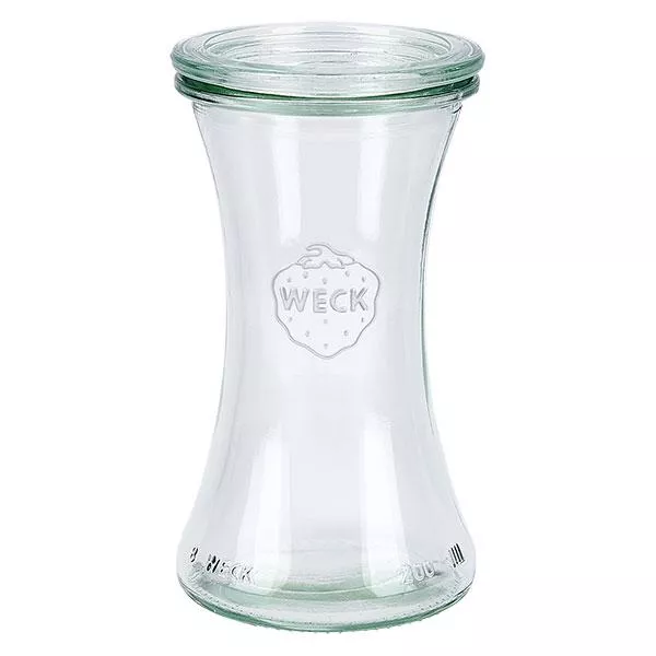 200ml Delikatessenglas mit Glasdeckel WECK RR60