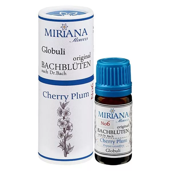 6 Cherry Plum, 10g Bach-Globuli, MirianaFlowers