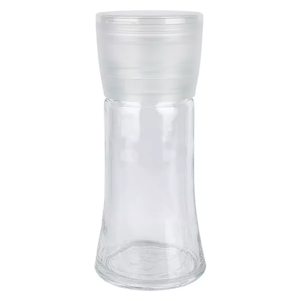 Salz-/Gewürzglas 95ml mit Mühle Vario weiss