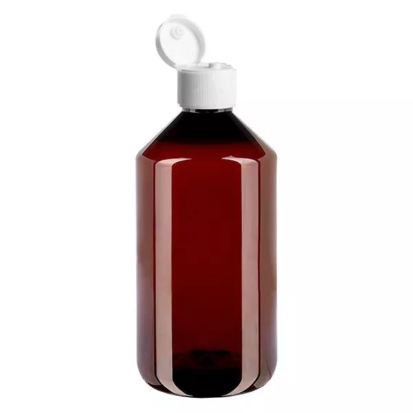 PET Flasche 750ml mit weissem KlappVerschl.