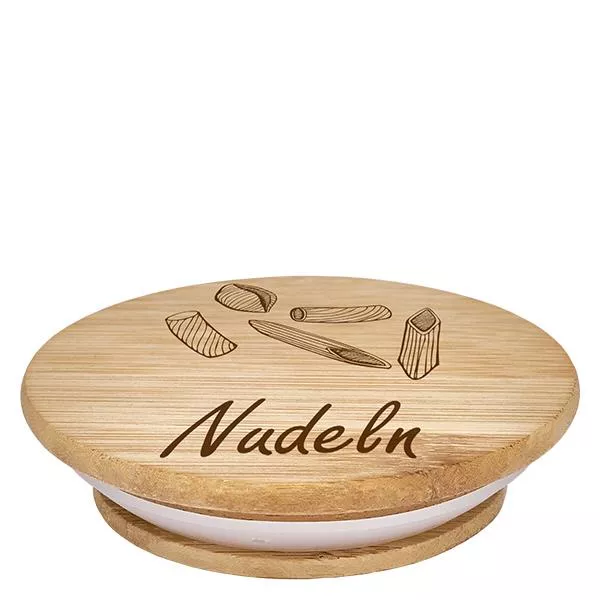 Holzdeckel "Nudeln" für WECK RR100