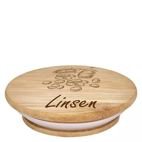 Holzdeckel "Linsen" für WECK RR100