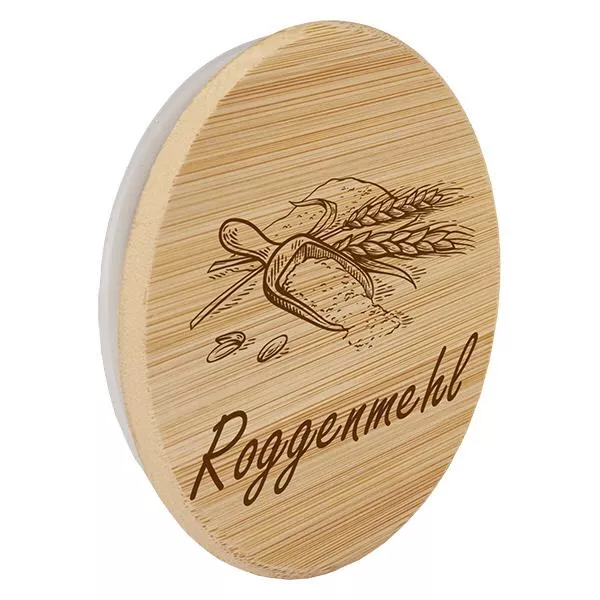 Holzdeckel "Roggenmehl" für WECK RR100