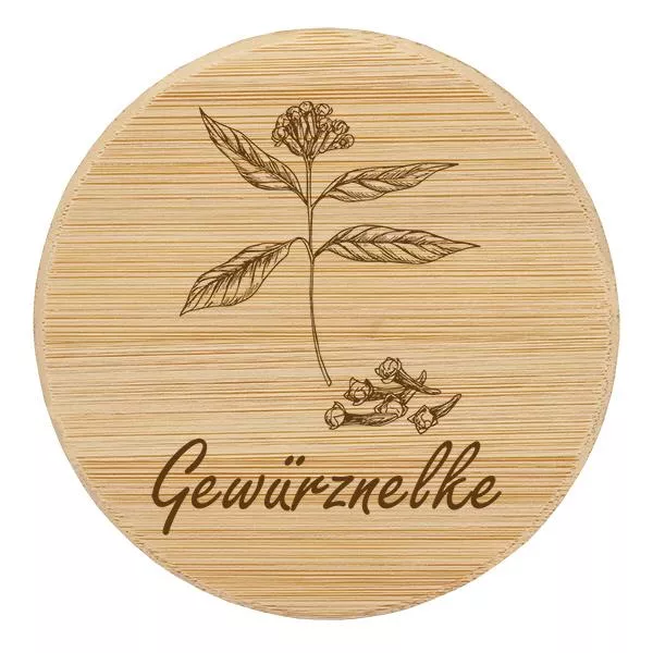 Holzdeckel "Gewürznelke" für WECK RR60