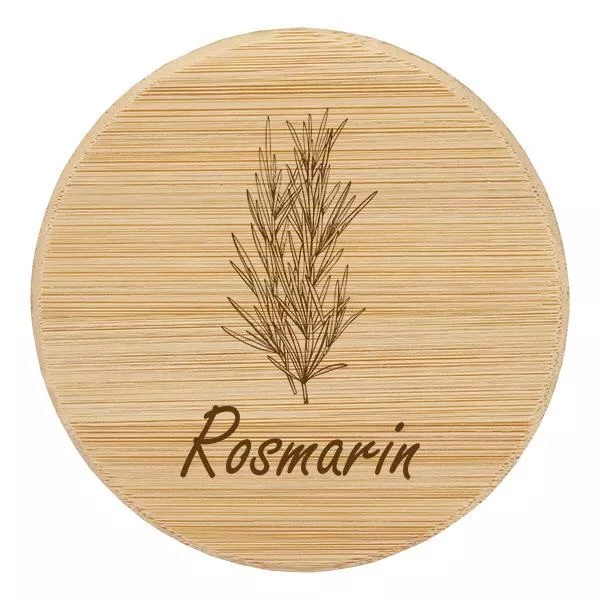 Holzdeckel "Rosmarin" für WECK RR60