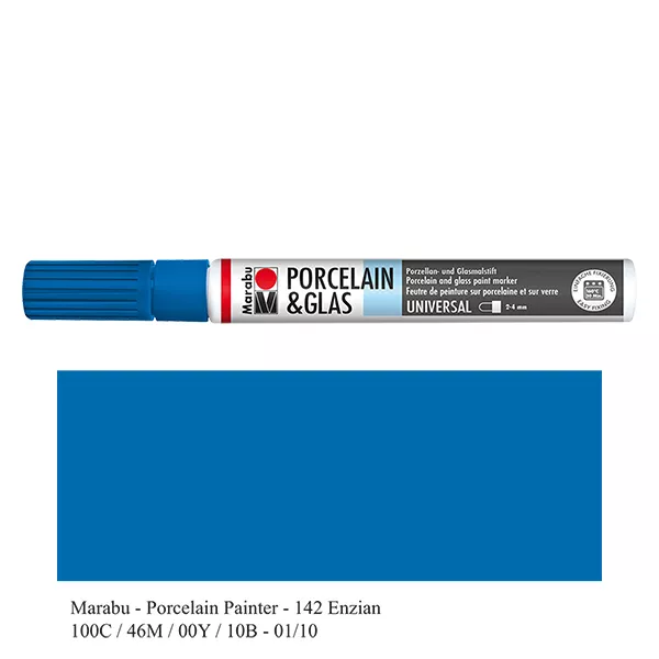 Malstift Enzian 2-4mm für Glas/Porzellan (142)