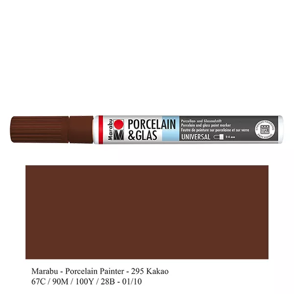 Malstift Kakao 2-4mm für Glas/Porzellan (295)