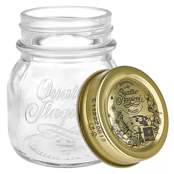 150ml Rundglas "Quattro Stagioni" mit Deckel