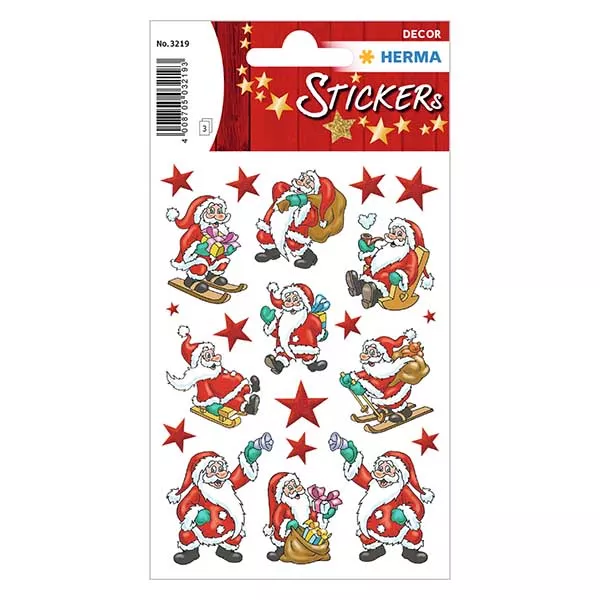 Sticker "Weihnachtsmann 1" (63 Aufkleber)