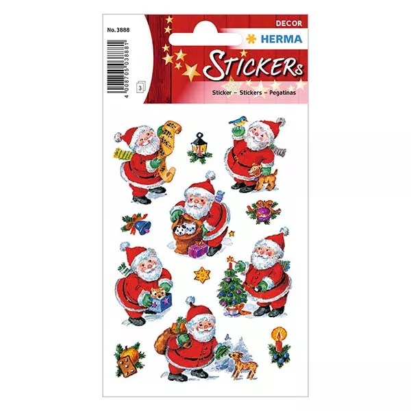 Sticker "Weihnachtsmann 2" (36 Aufkleber)