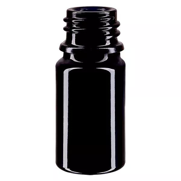 Violettglas Flasche 5ml DIN 18 (Mironglas)