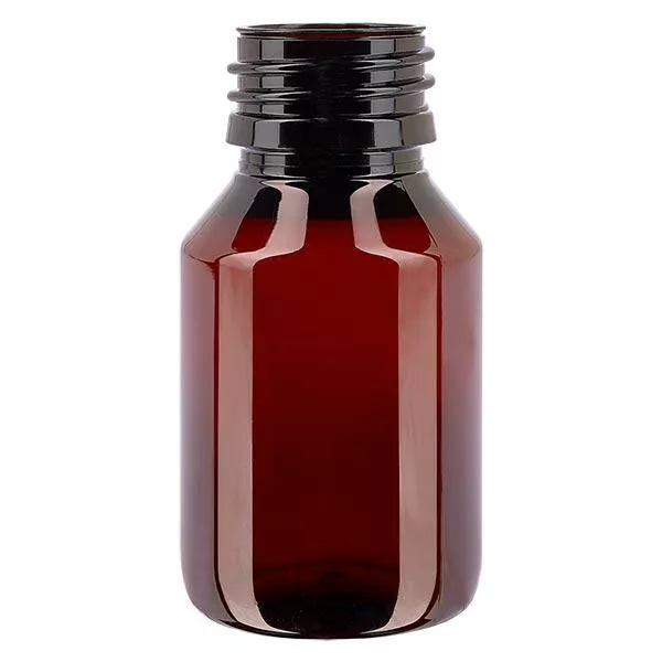 PET Flasche 50ml PP28 ohne Verschl.