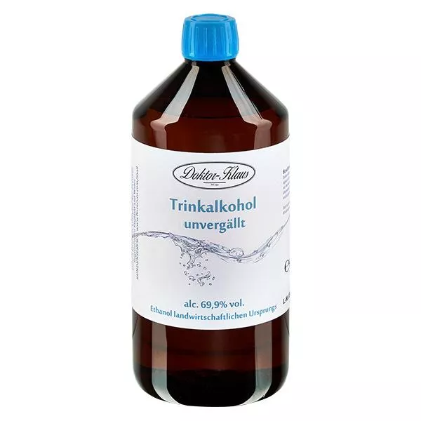 700ml Weingeist (Trinkalkohol) 69.9% Doktor-Klaus