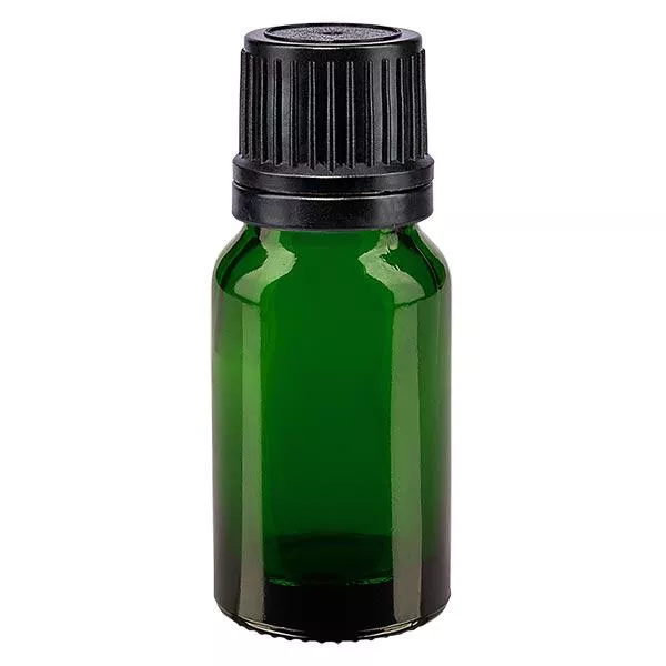 10ml grüne (Glo.)Flasche GR OV schwarz/8mm ApoGlas